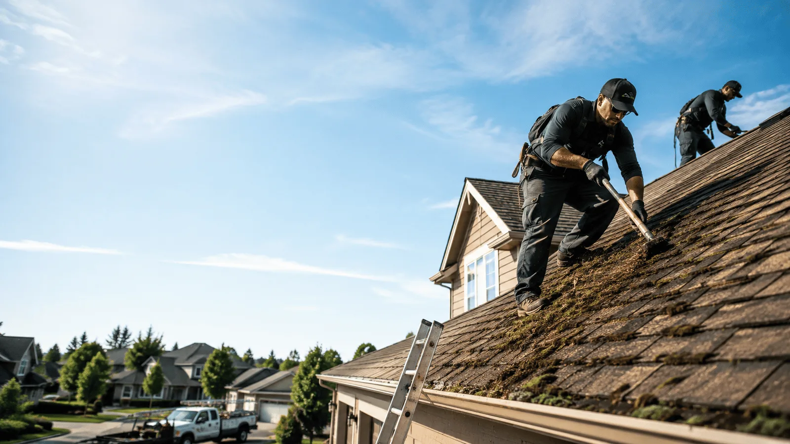 Roof Moss Removal in Paris, ME near me